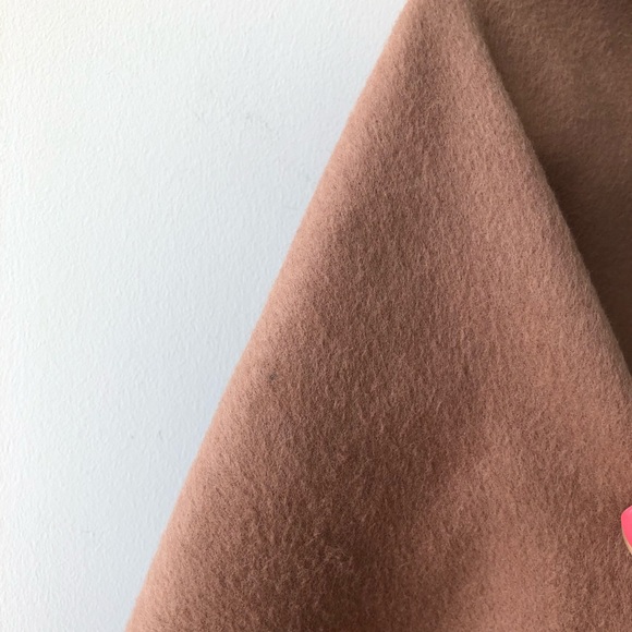 Soia & Kyo Brown Open Front Poncho With Frills - Picture 7 of 7